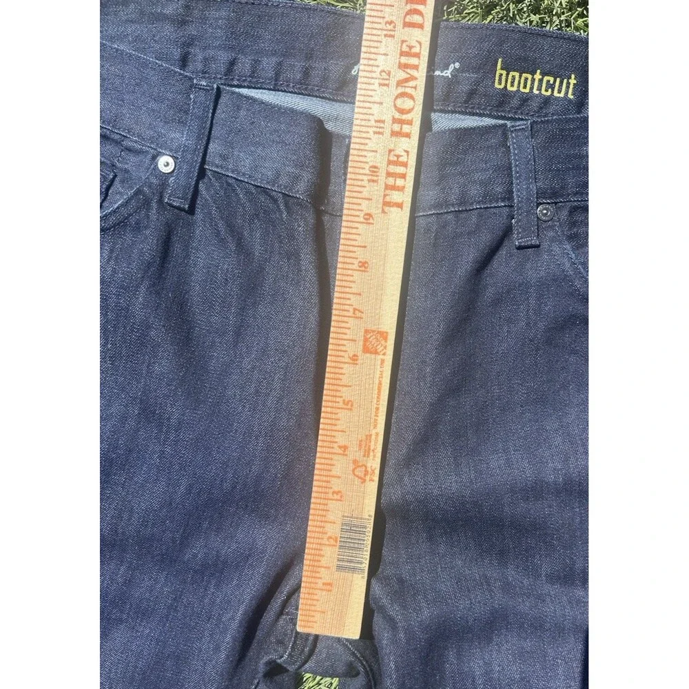 7 For All Mankind Mens Bootcut Jeans 40x34 Dark Indigo Denim NWOT